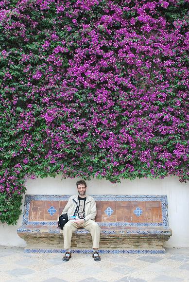 In Alcazar's gardens